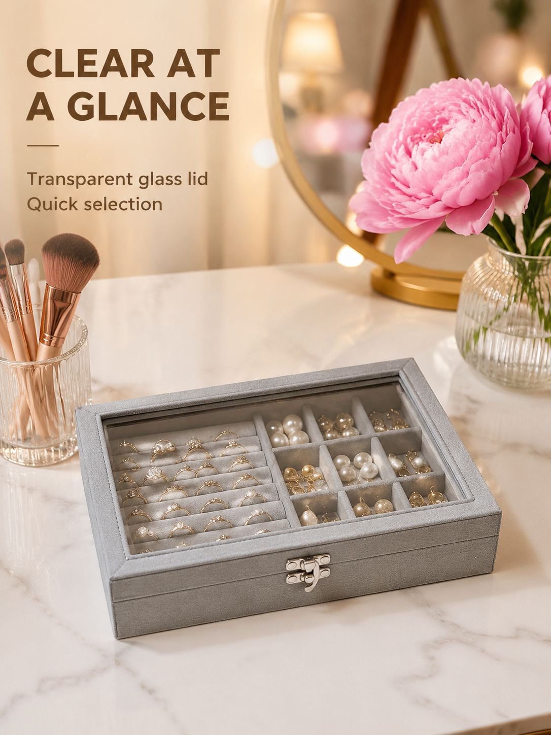Multi-functional Jewelry Organizer Box