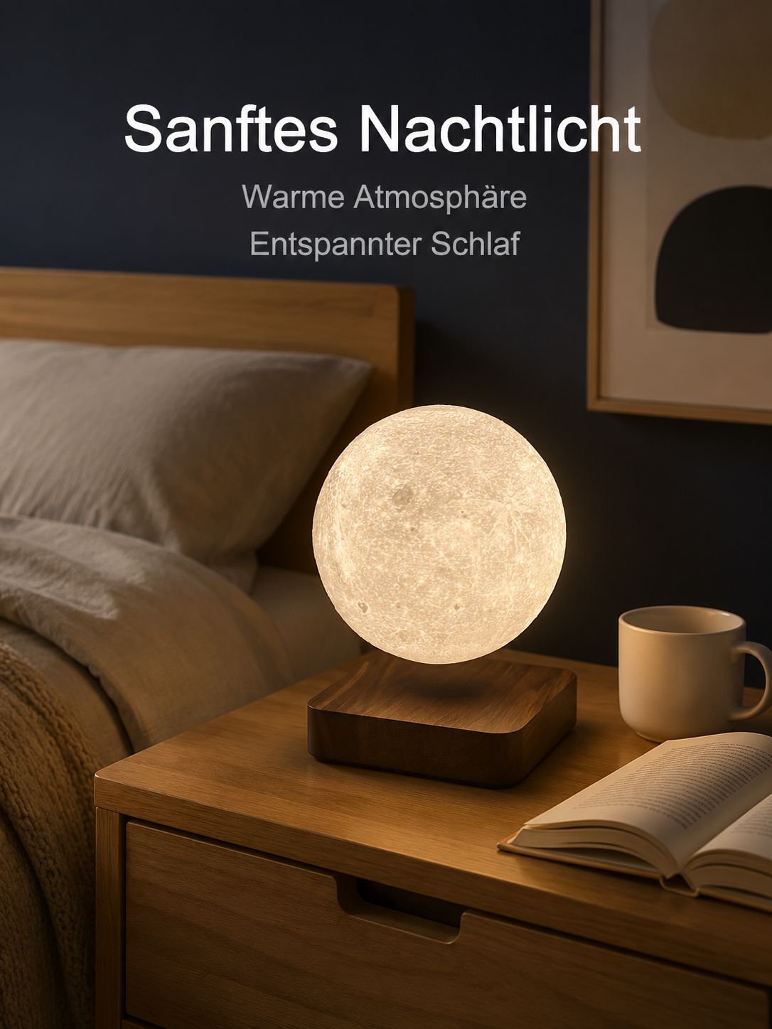 Schwebende Mond Nachtlicht Dekoration