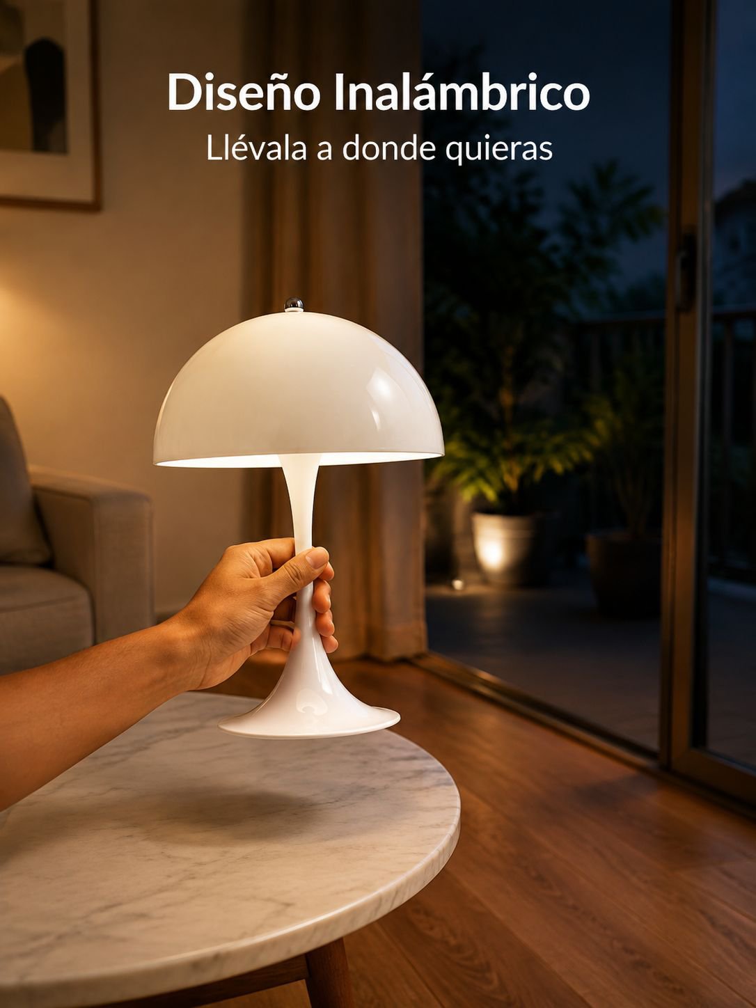 Lámpara de mesa moderna decorativa