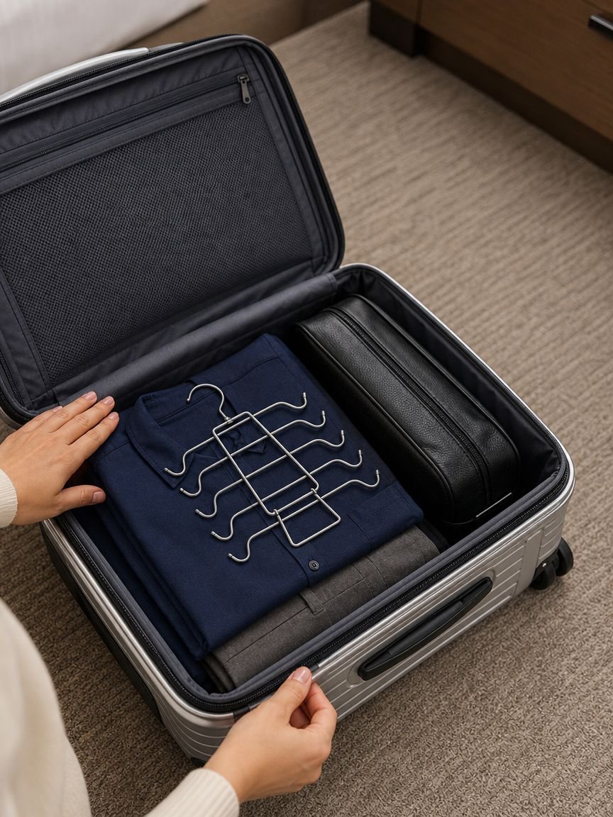 Multi-tiered hanger for organizing clothes and neckties