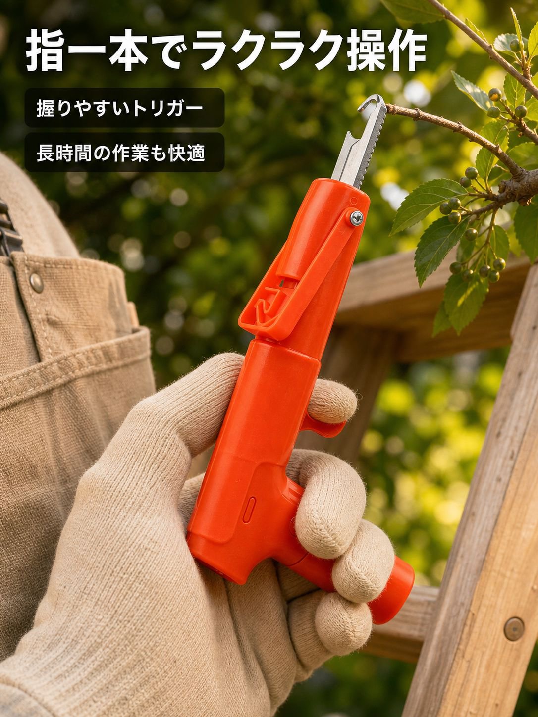 山椒摘み専用剪定バサミツール