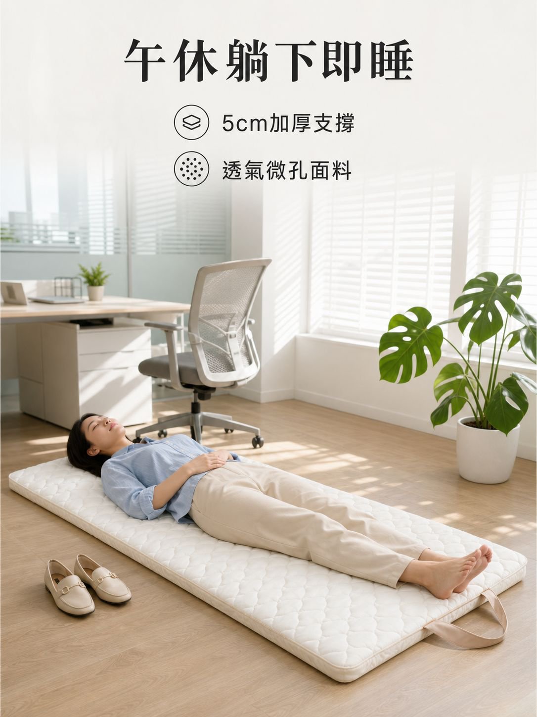 便攜式摺疊床墊