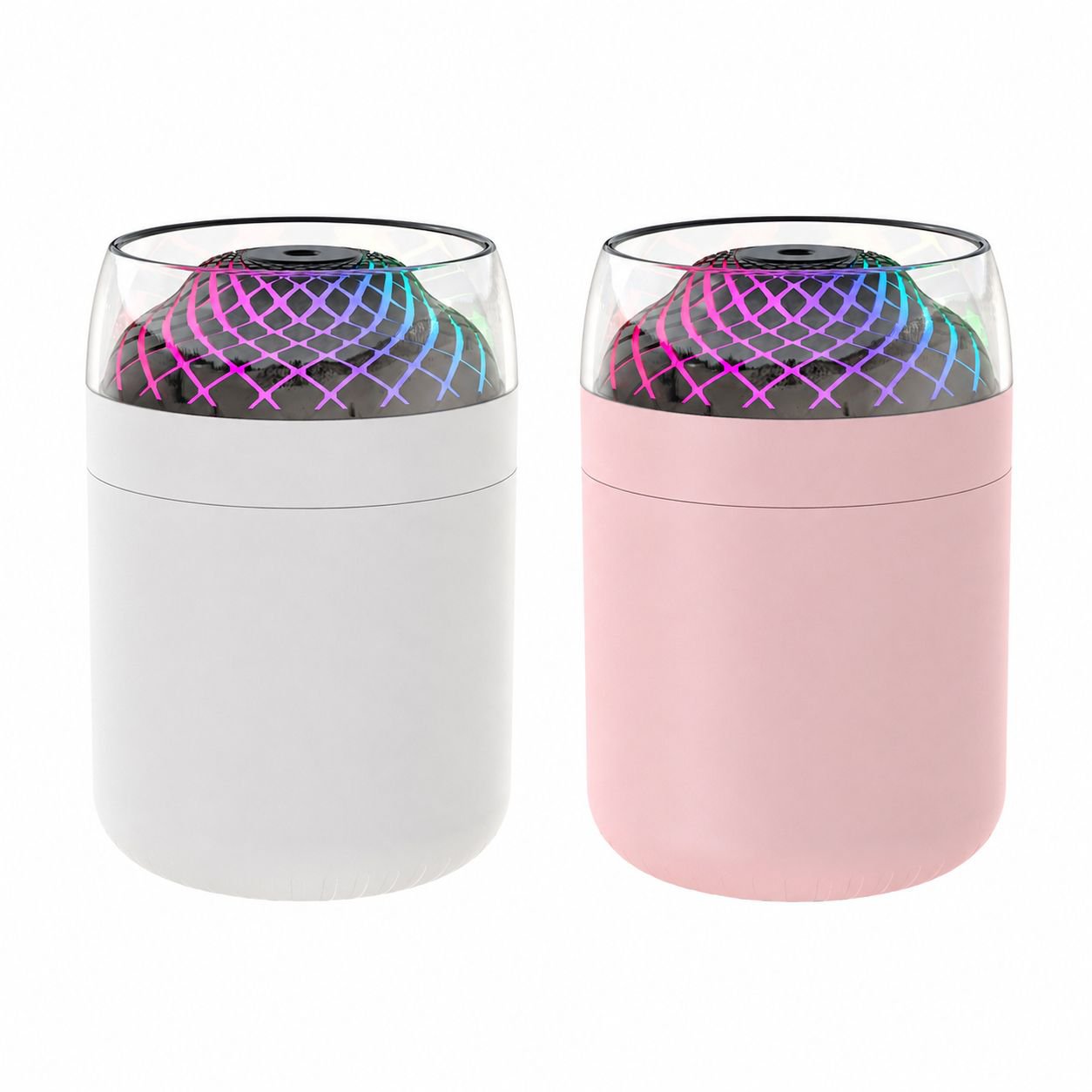 2026 New Mini Humidifier for Desktop, Sterilization & Aroma, 7-Color Ambient Light