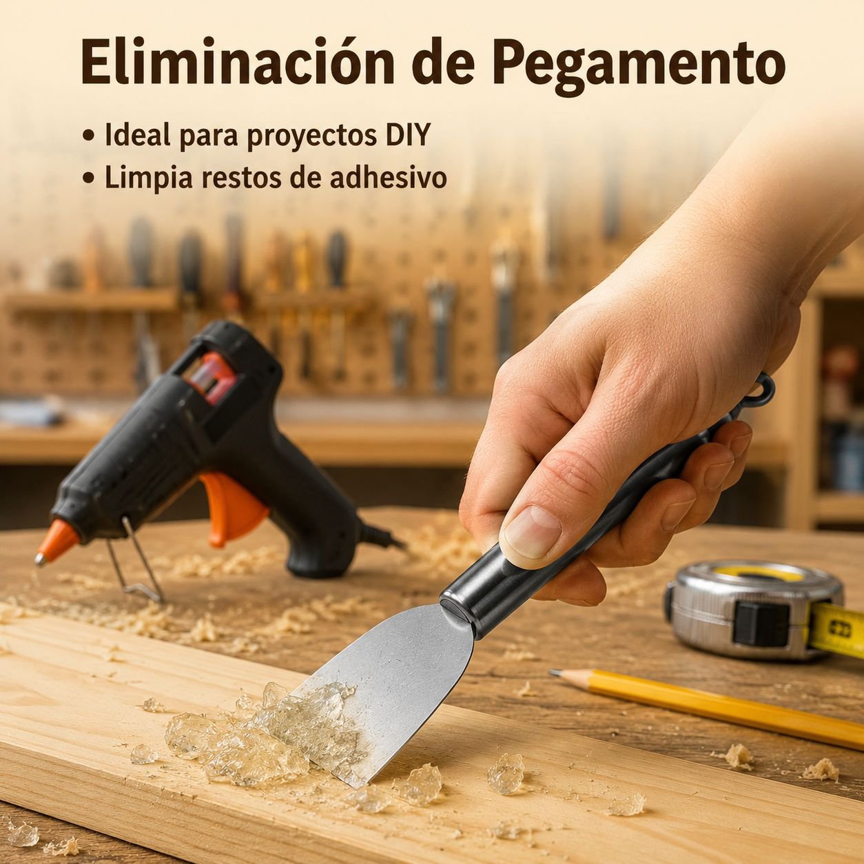 Espátula de limpieza multifuncional de acero inoxidable
