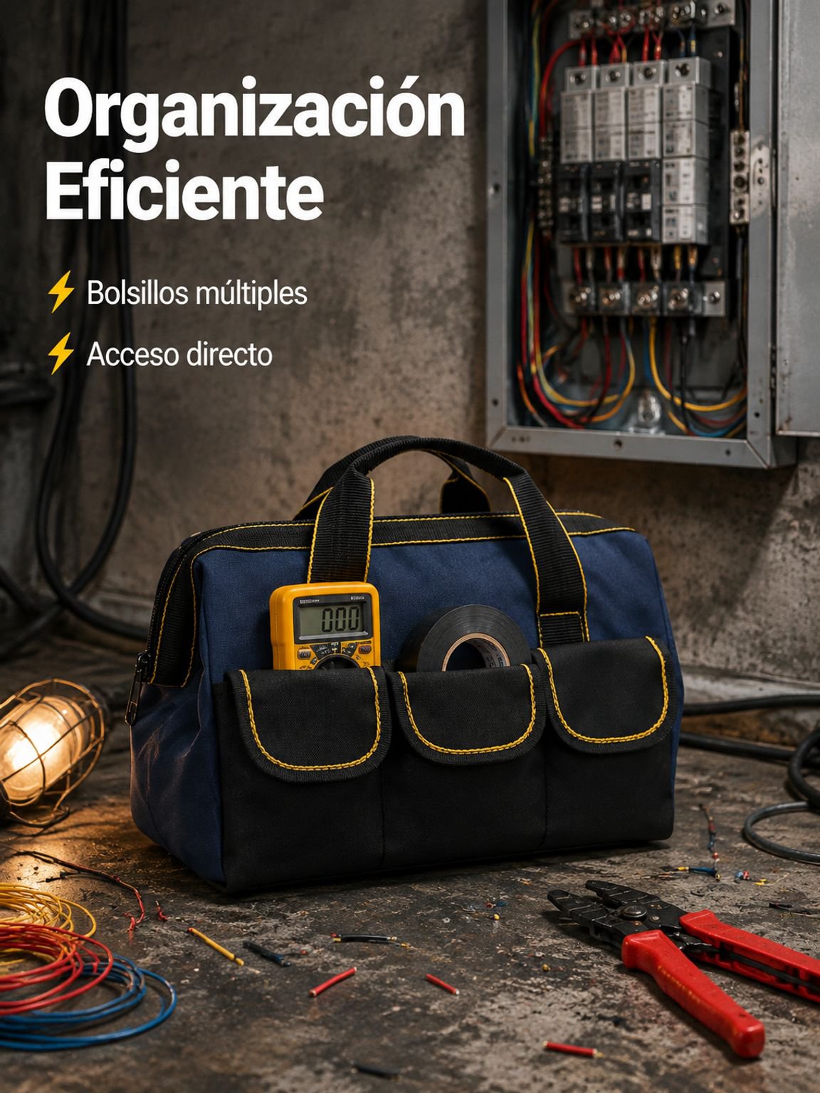 Bolsa de herramientas para uso en bricolaje y trabajo profesional