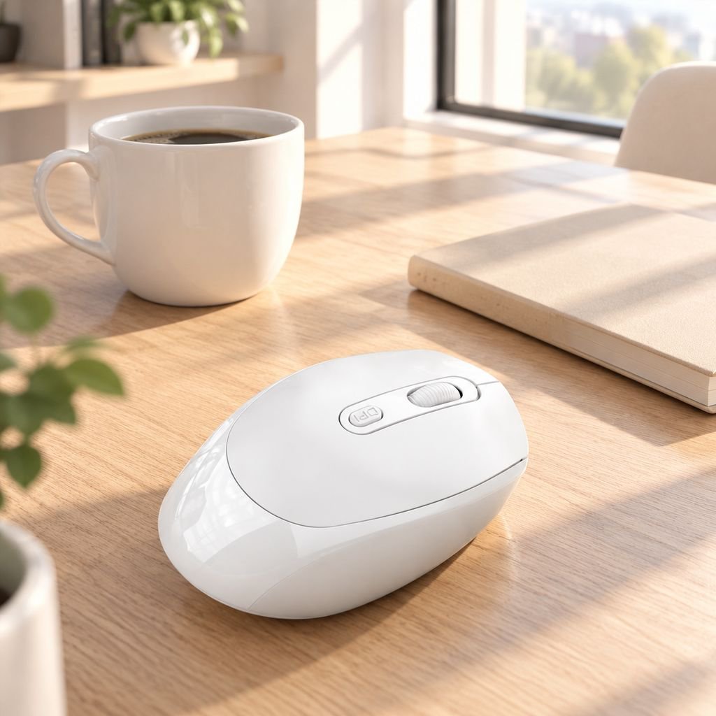 Dobíjecí bezdrátová Bluetooth myš s duálním režimem