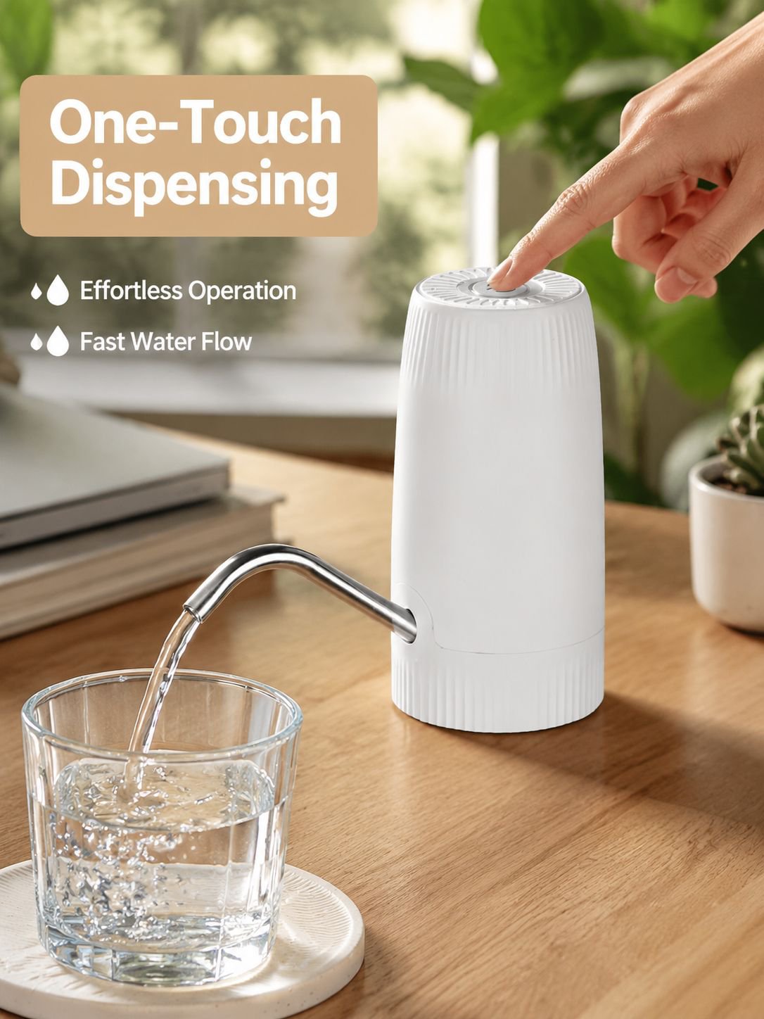 Household Dormitory Electric Water Dispenser Pump, Rechargeable Automatic Water Pump