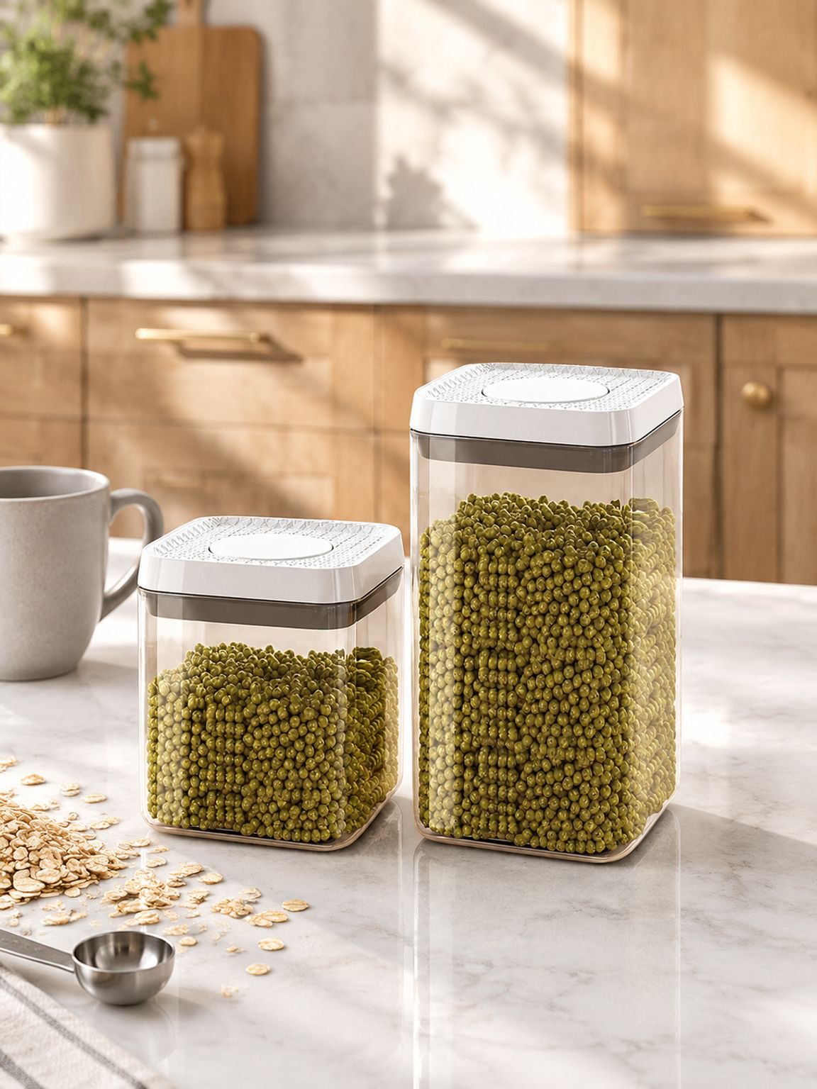 Press-type sealing storage container