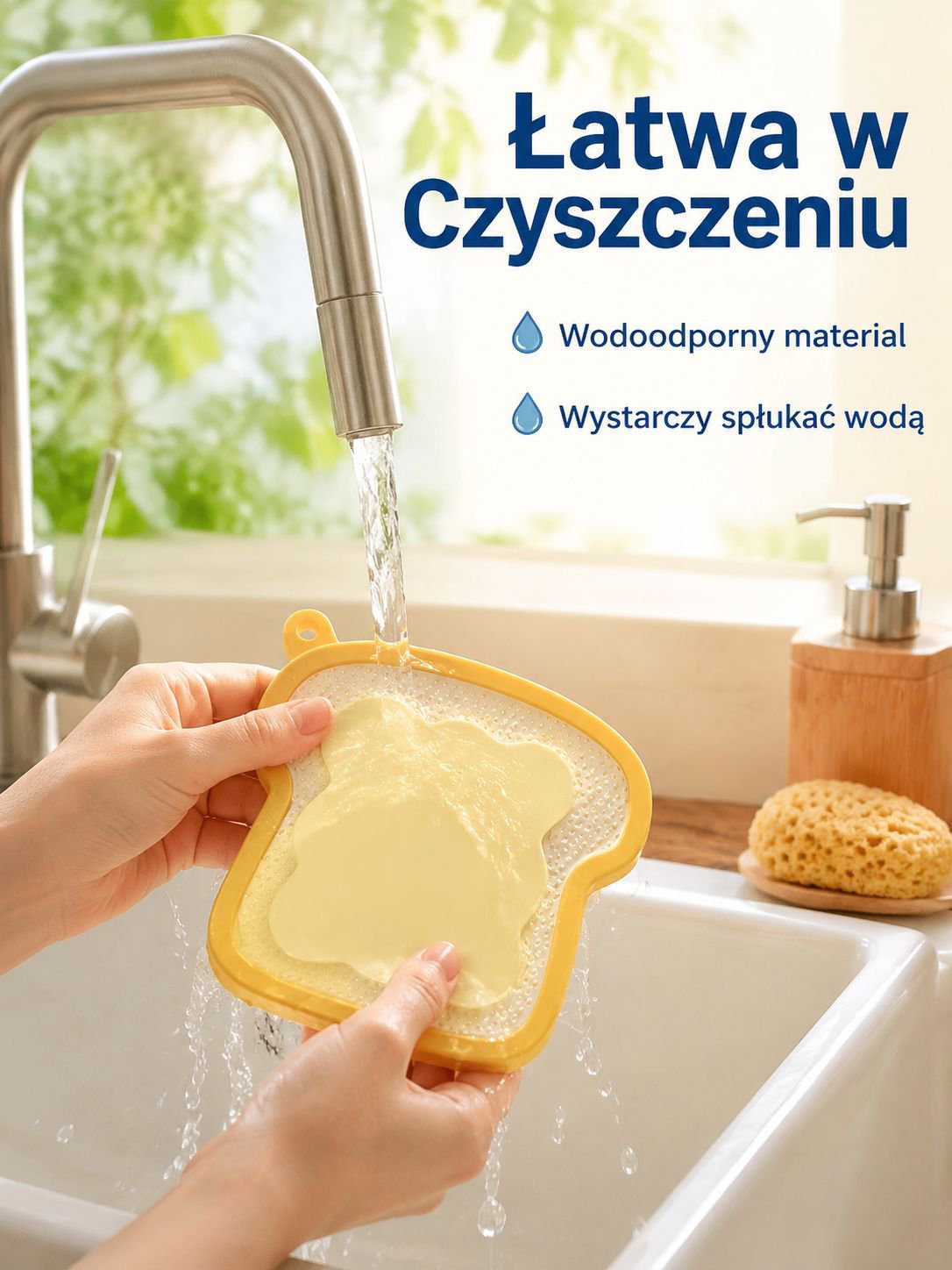 Silikonowa mata 3 w 1 do misek i talerzy, odporna na wysoką temperaturę