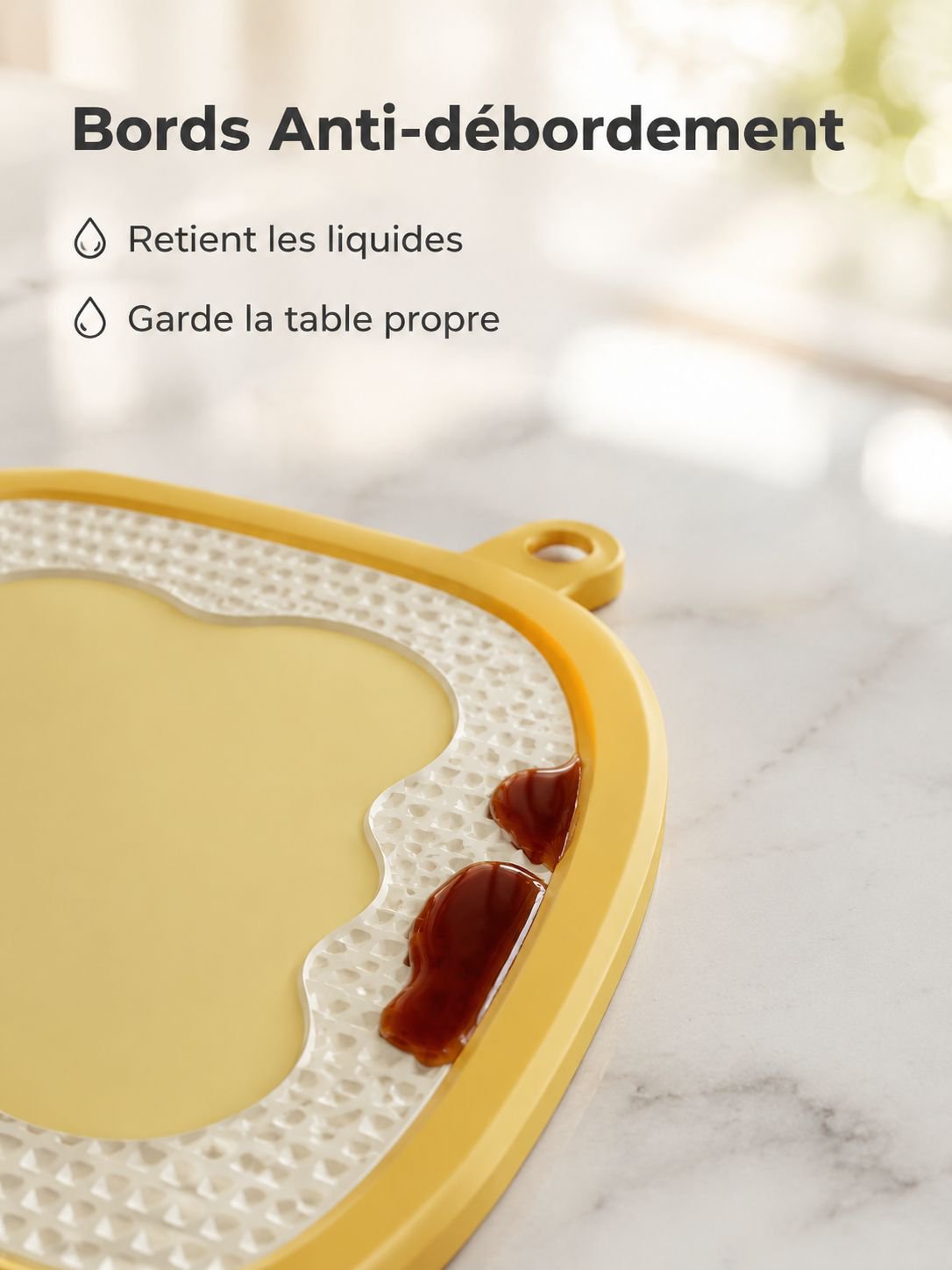 Tapis d'isolation thermique en silicone  3-en-1 pour bols eat assiettes