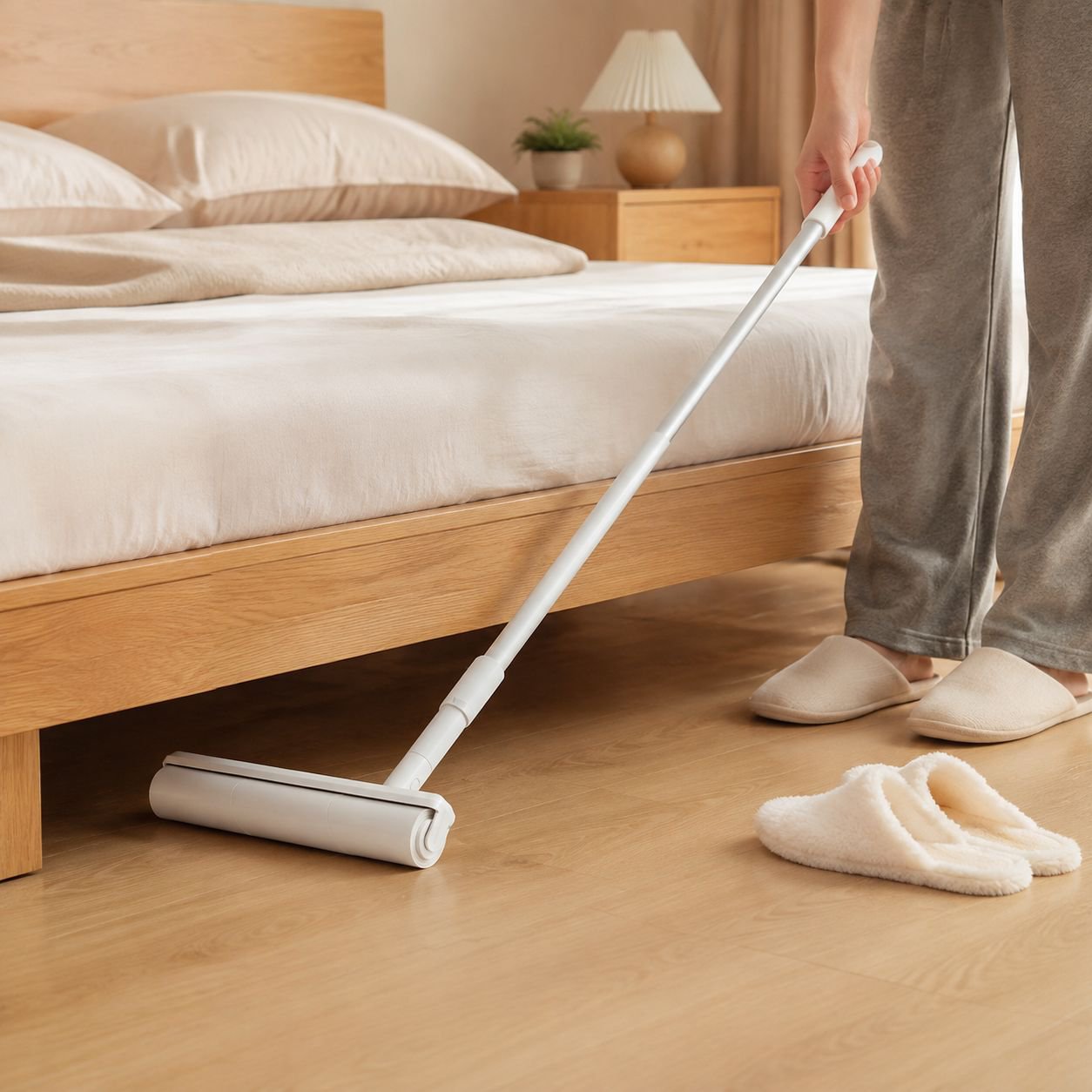 Haarrollenbürste zur Haarentfernung für den Heimgebrauch. Haarrollenbürste für Bettwäsche.