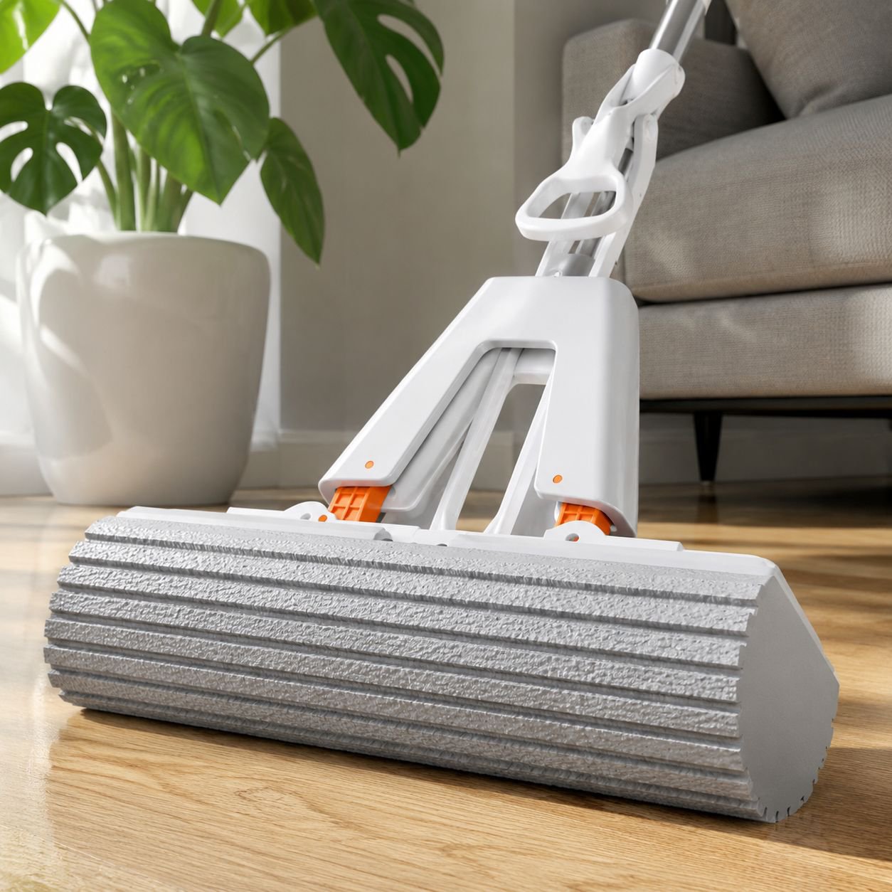 Mopa de esponja gruesa absorbente para limpieza de hogar