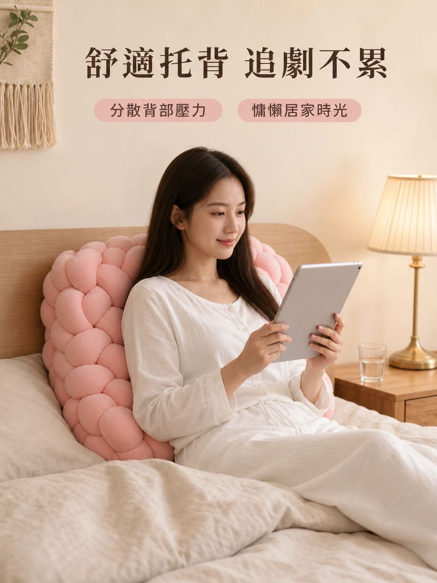 方形靠背抱枕