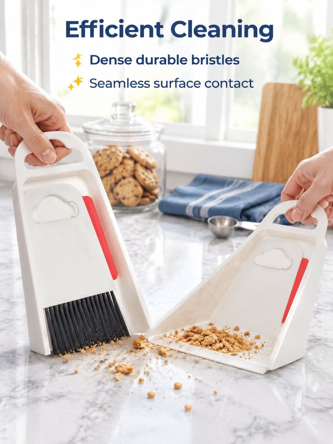 Mini Broom and Dustpan Set Household Desktop Cleaning Kit