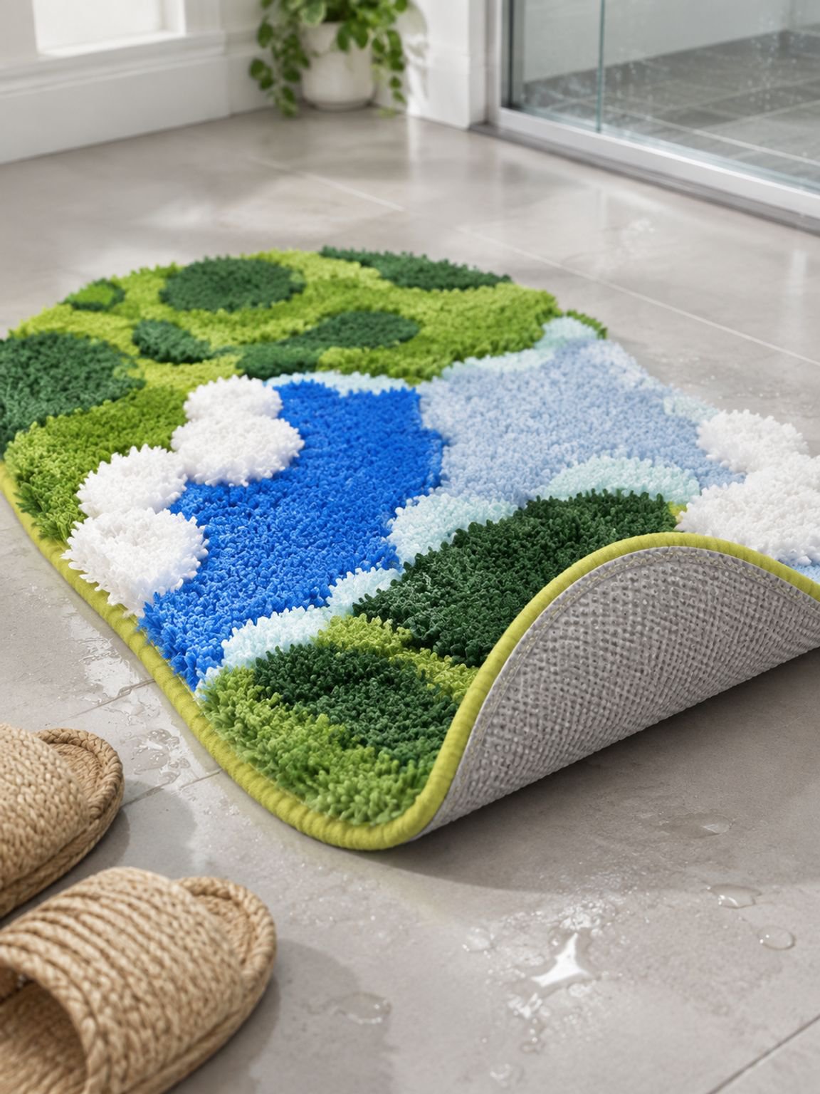 Alfombrilla de baño absorbente