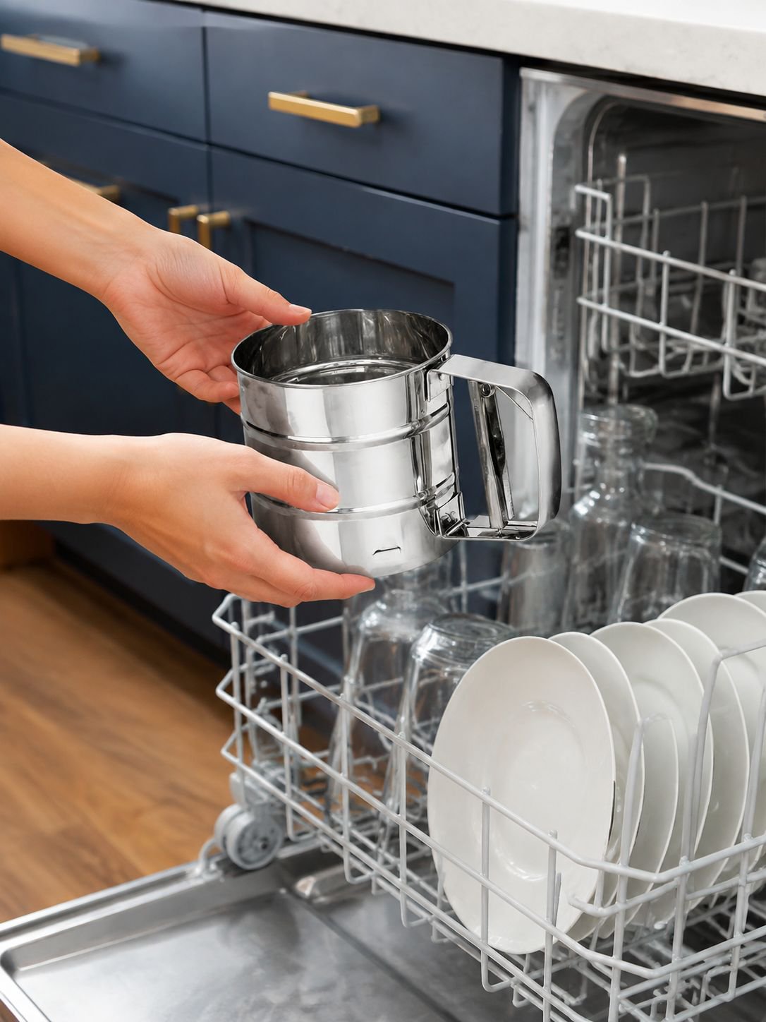 Colador de cocina fácil de usar y limpiar