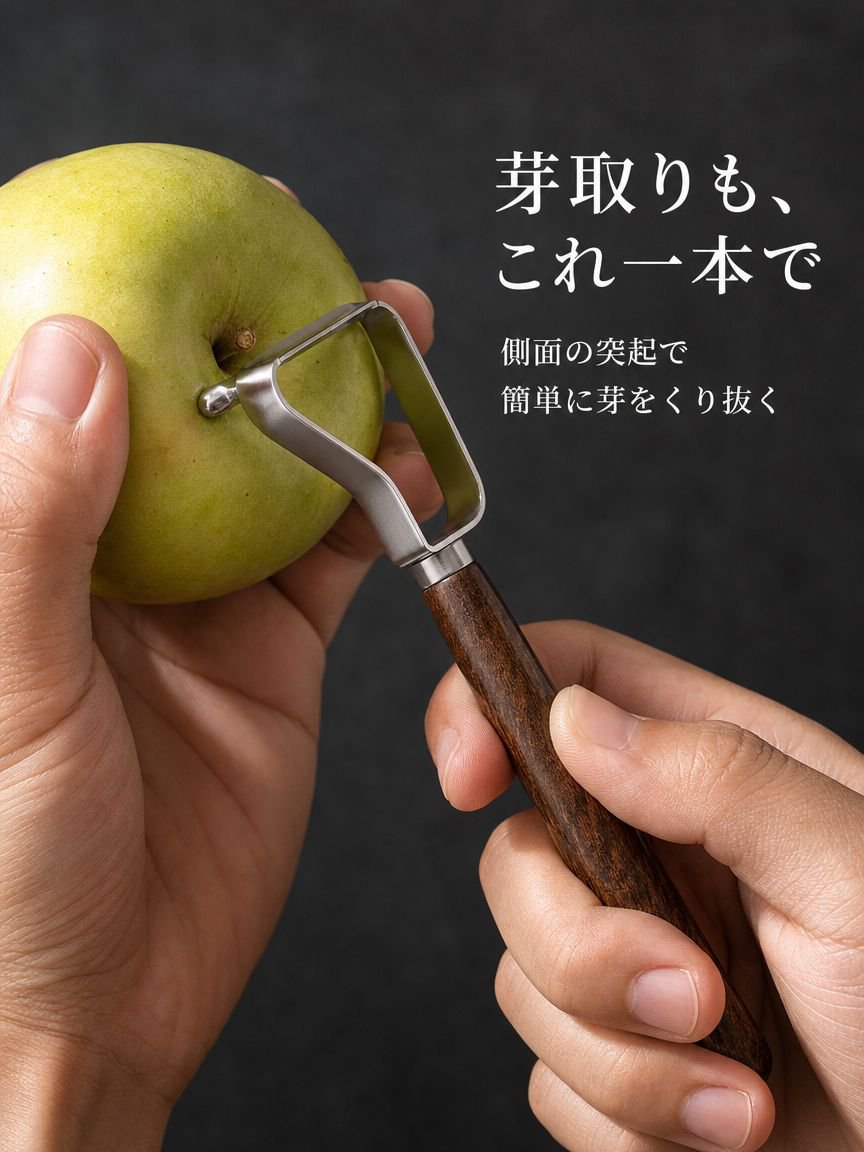 高級ウォールナット材ピーラー