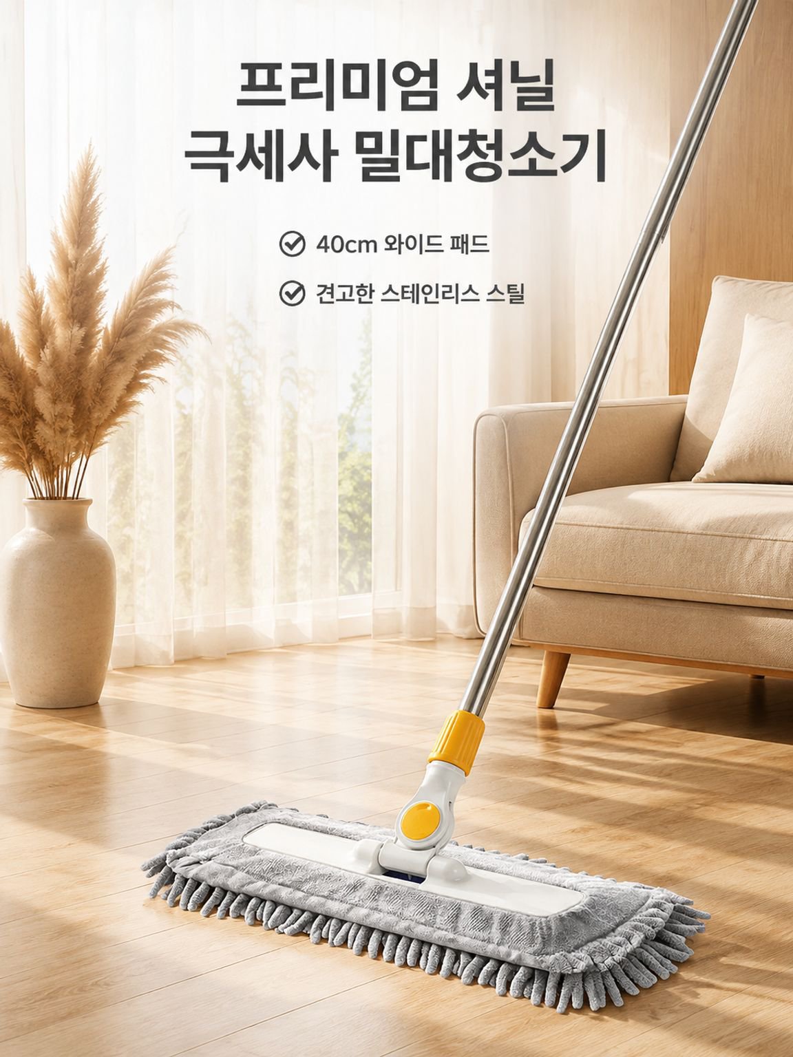 세닐 초강력 흡수 대걸레