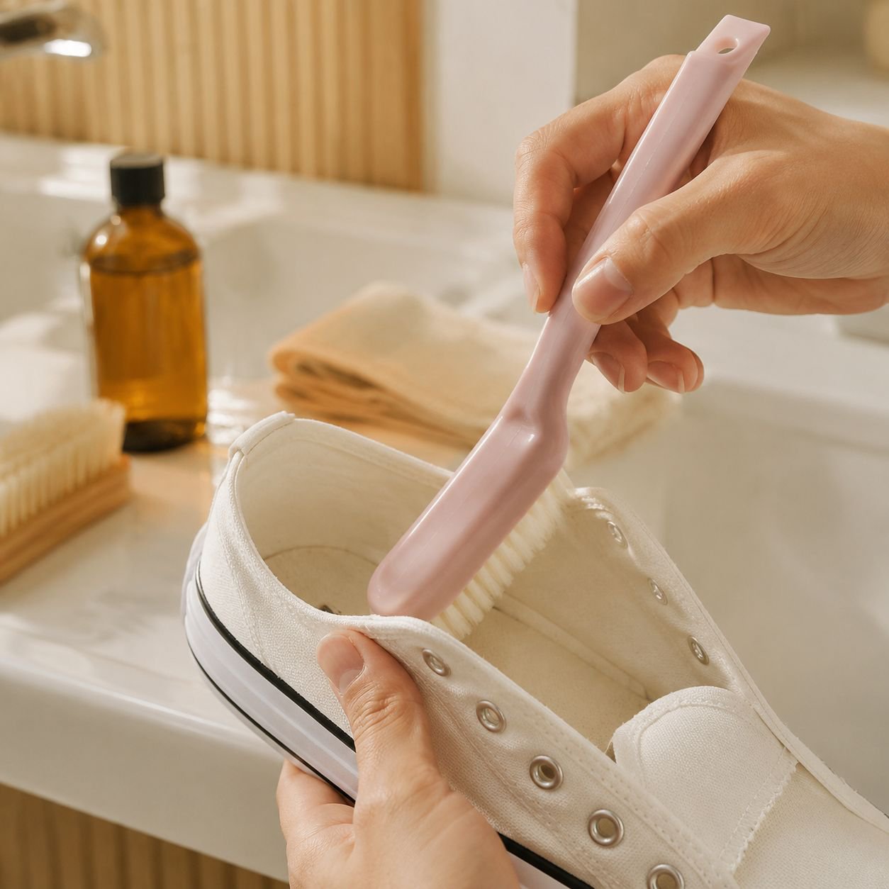 Household Soft Bristle Long Handle Brush