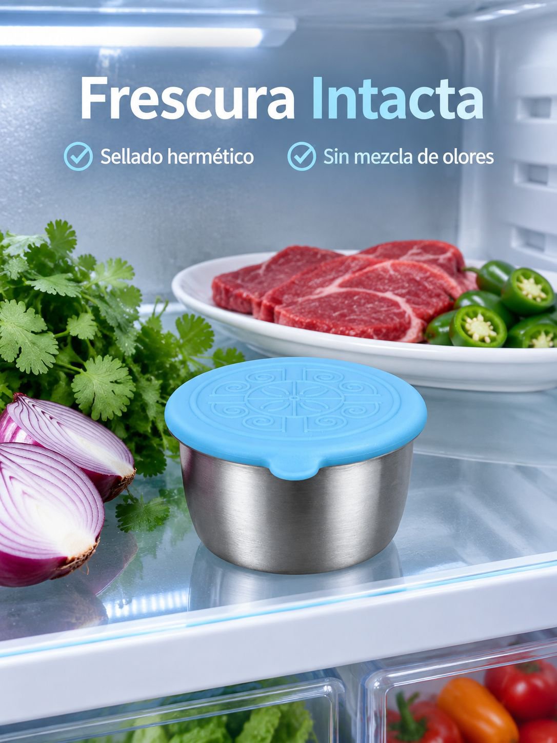 Recipiente para inmersión a prueba de fugas