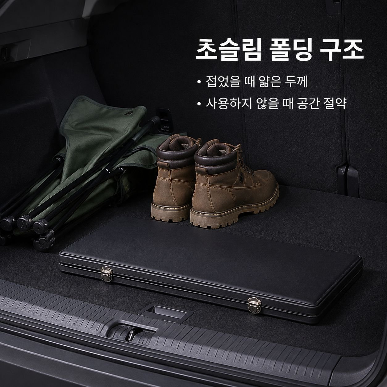 대용량 접이식 차량용 수납함