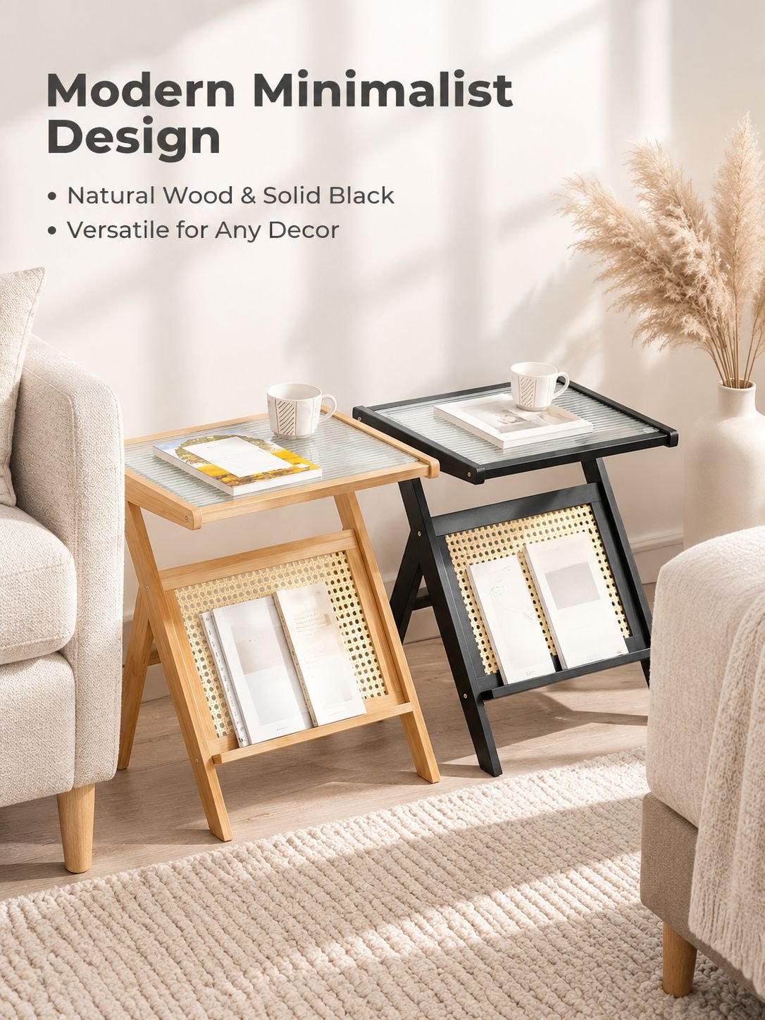 Small Glass Tea Table for Compact Spaces