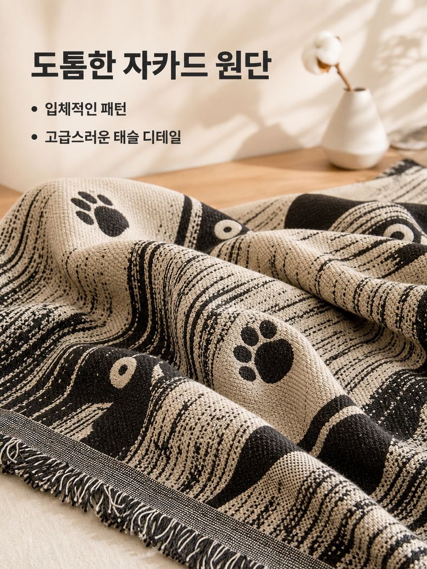 고양이 발톱 자국 방지용 두꺼운 소파 커버