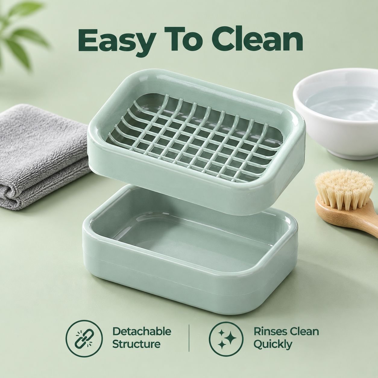 Luxury double-layer premium laundry soap draining box