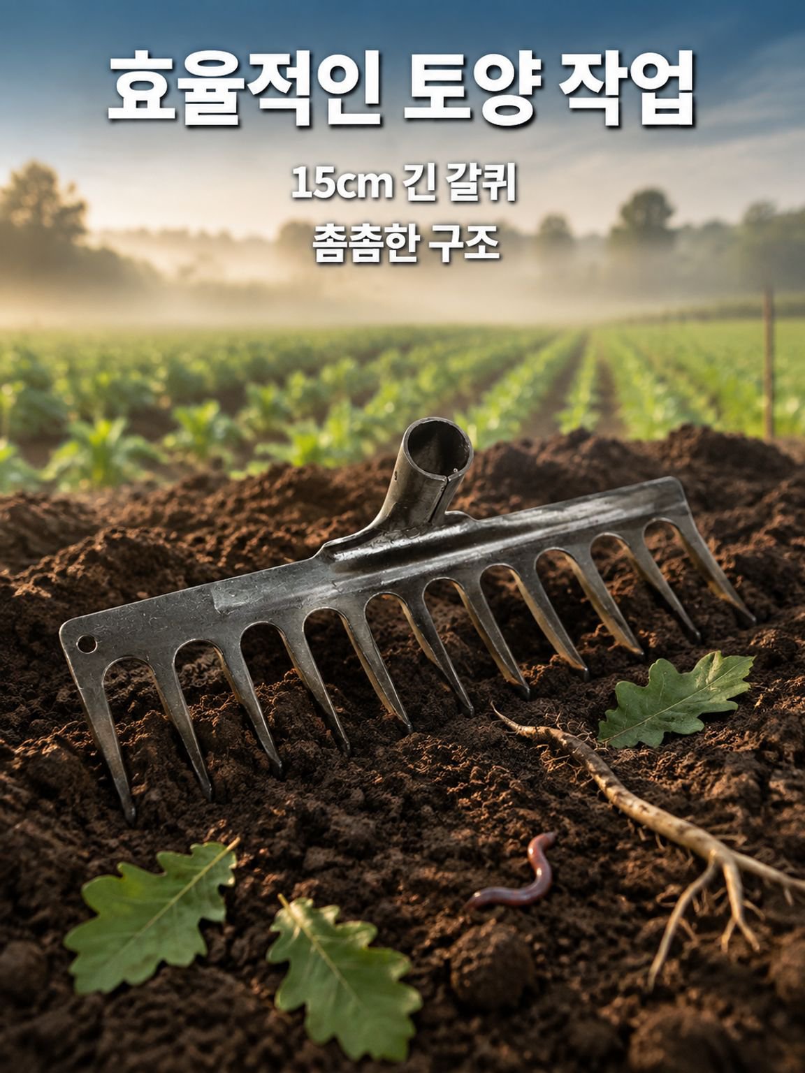 농업용송토갈이다용도두꺼운갈퀴