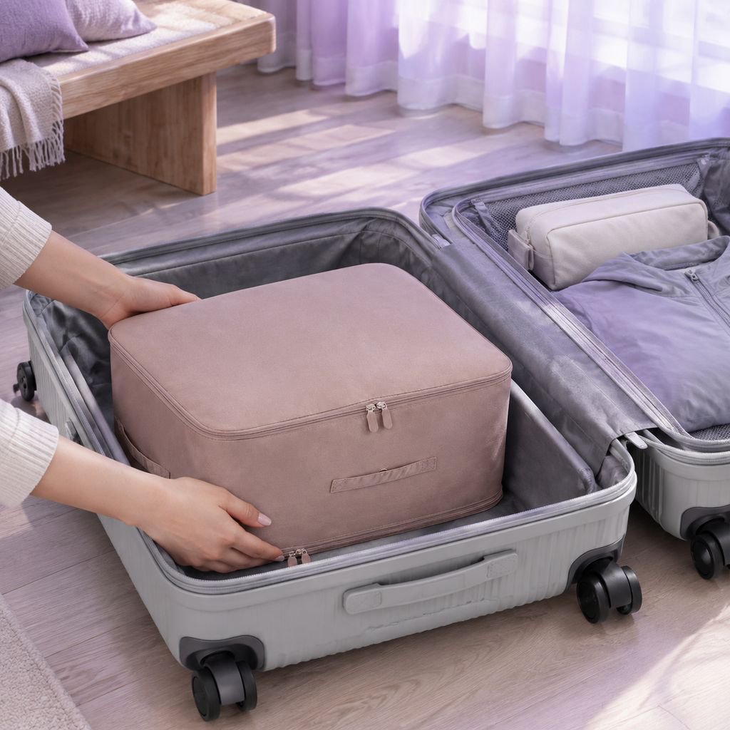 旅行の荷物整理に使える衣類圧縮バッグ
