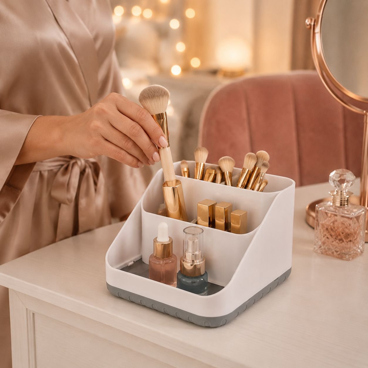 Plastic storage container for kitchen and pantry use