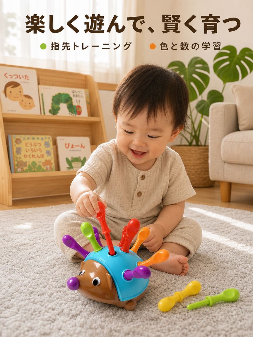 組み立て式知育ハリネズミ玩具