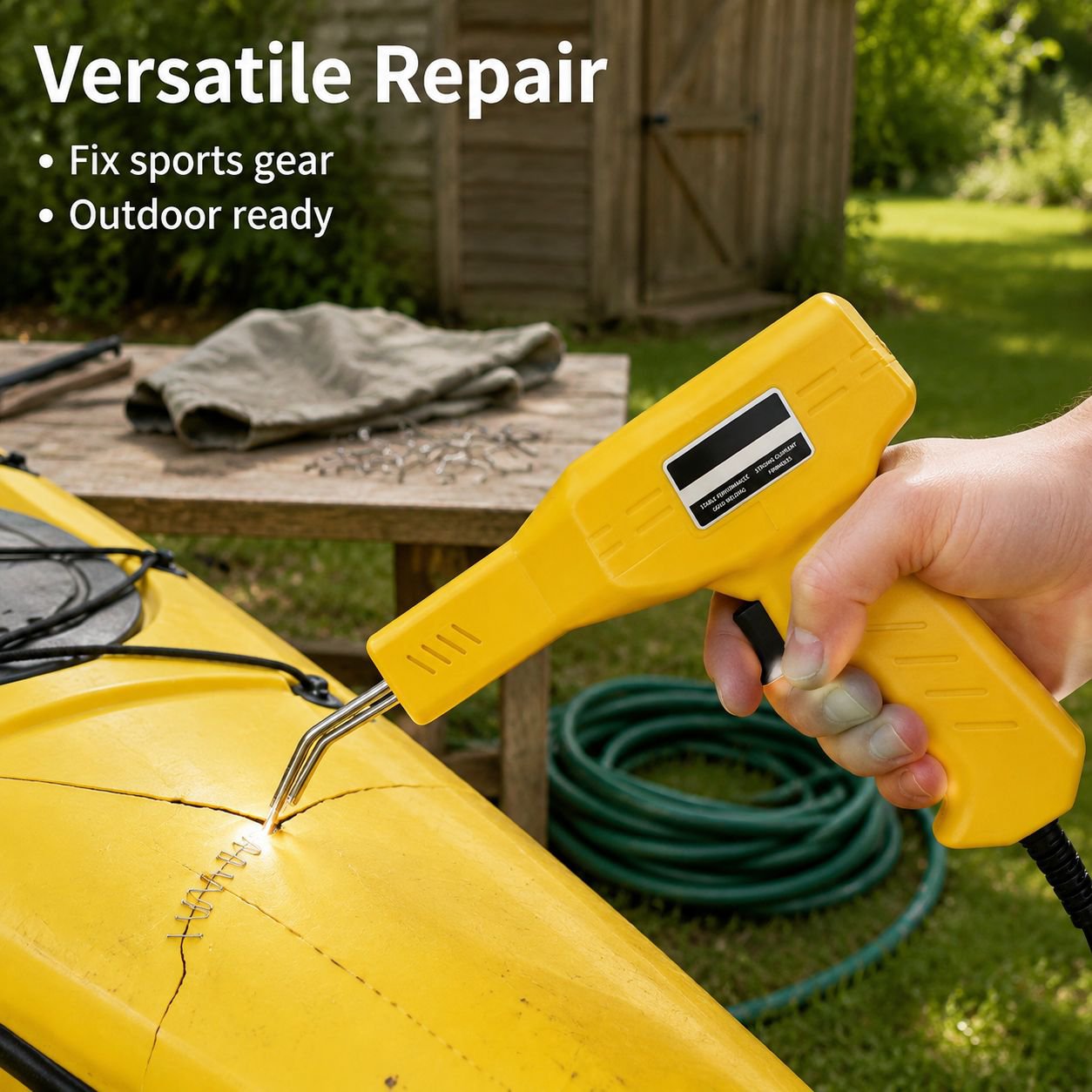 Plastic Welder Soldering Gun, for Bumper/Kayak/Plastic Product Repair