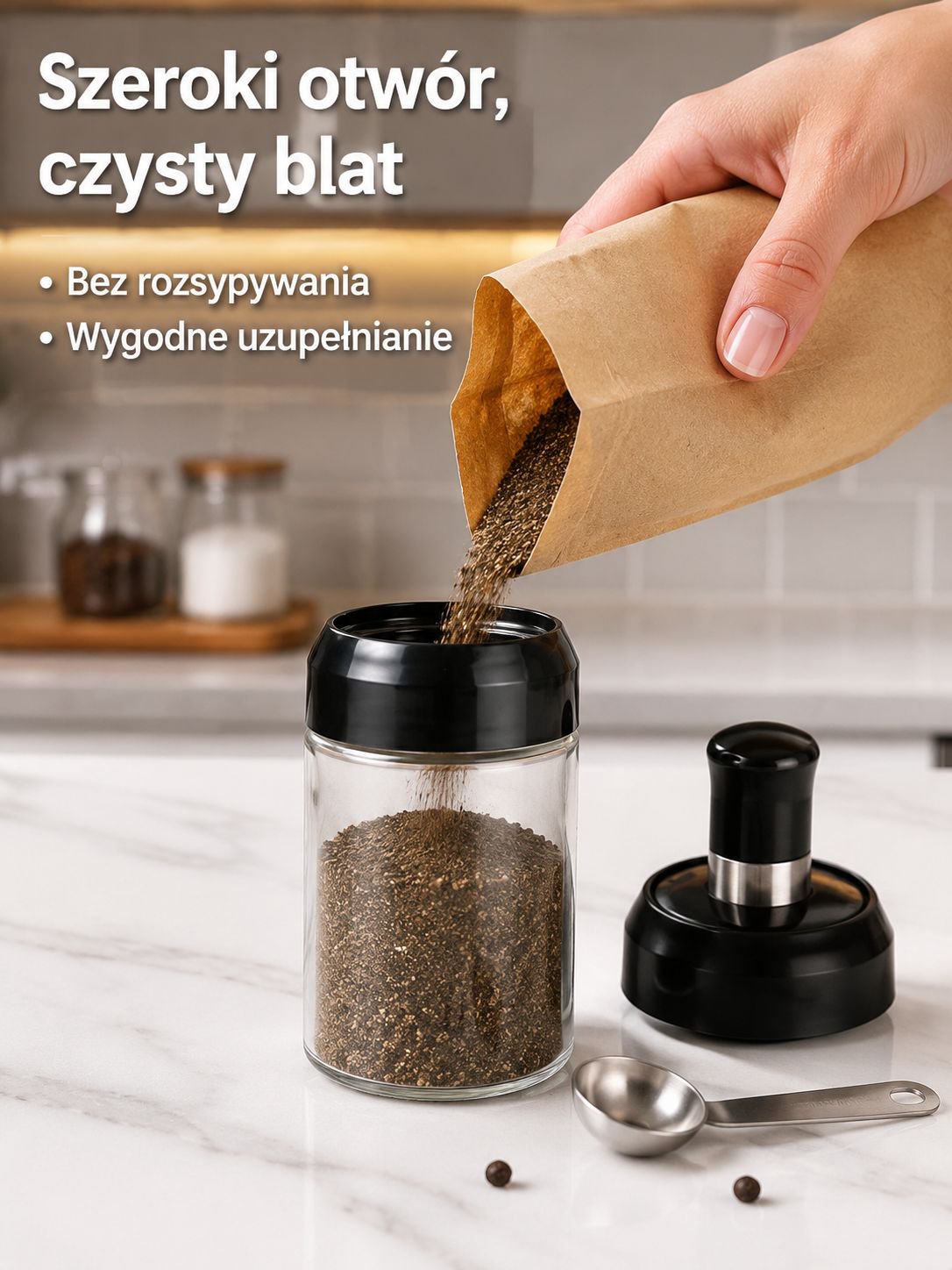 Nowoczesny pojemnik na olej do kuchni