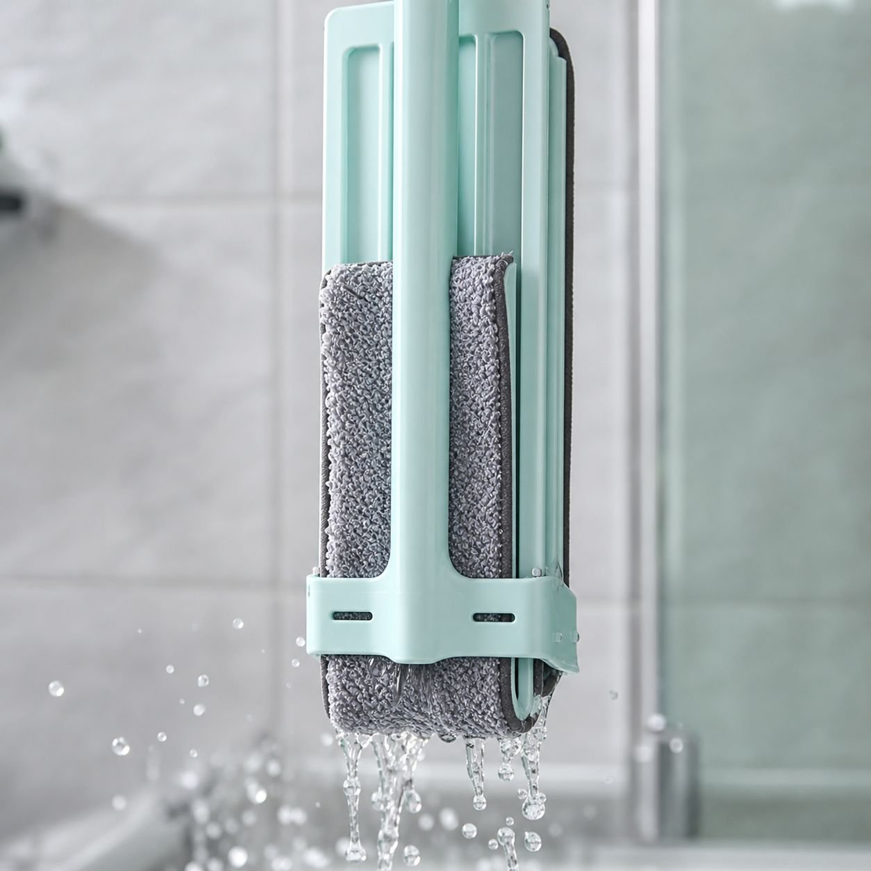 Wooden Floor Mop Strong And Durable Microfiber Material