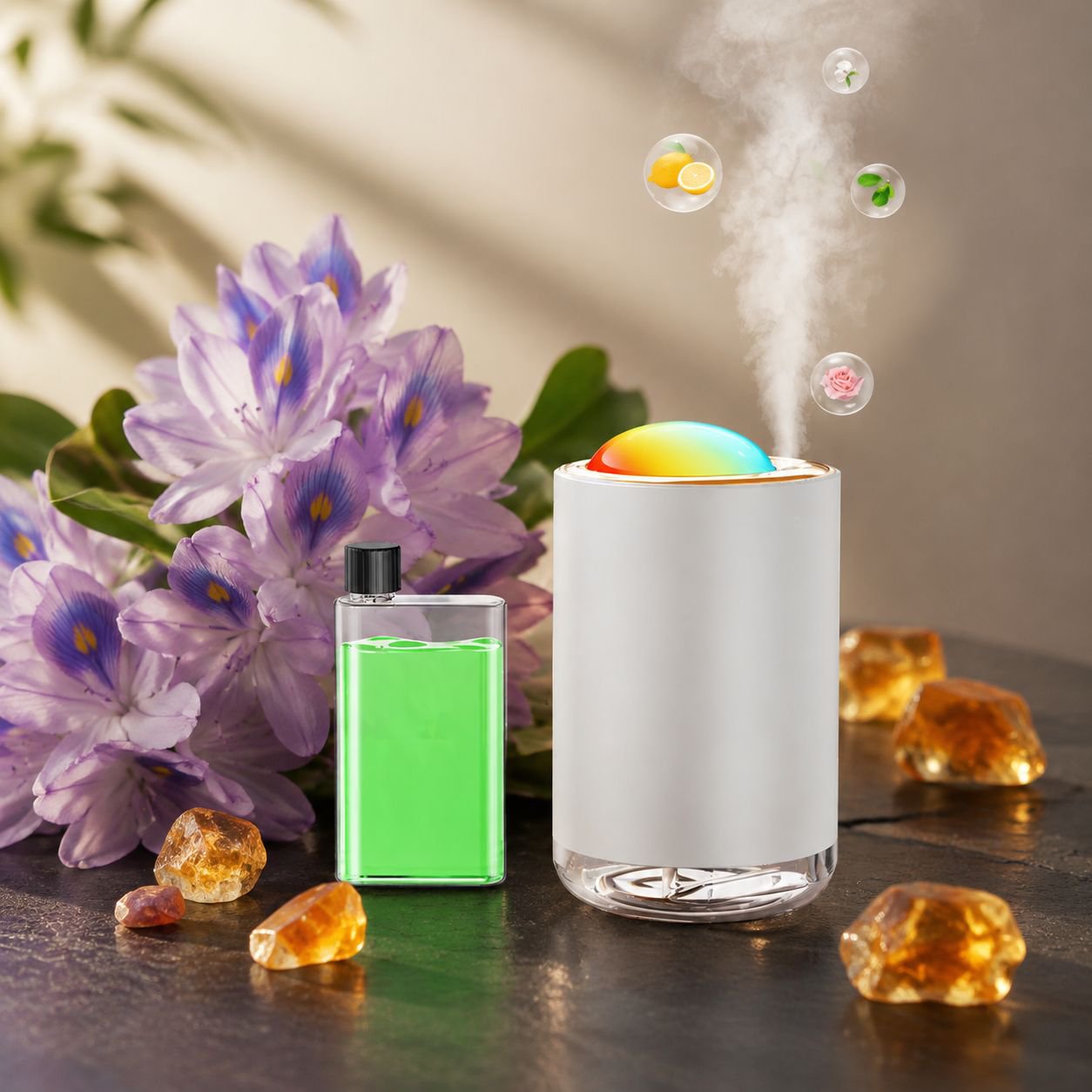 Elegant car fragrance machine for ladies