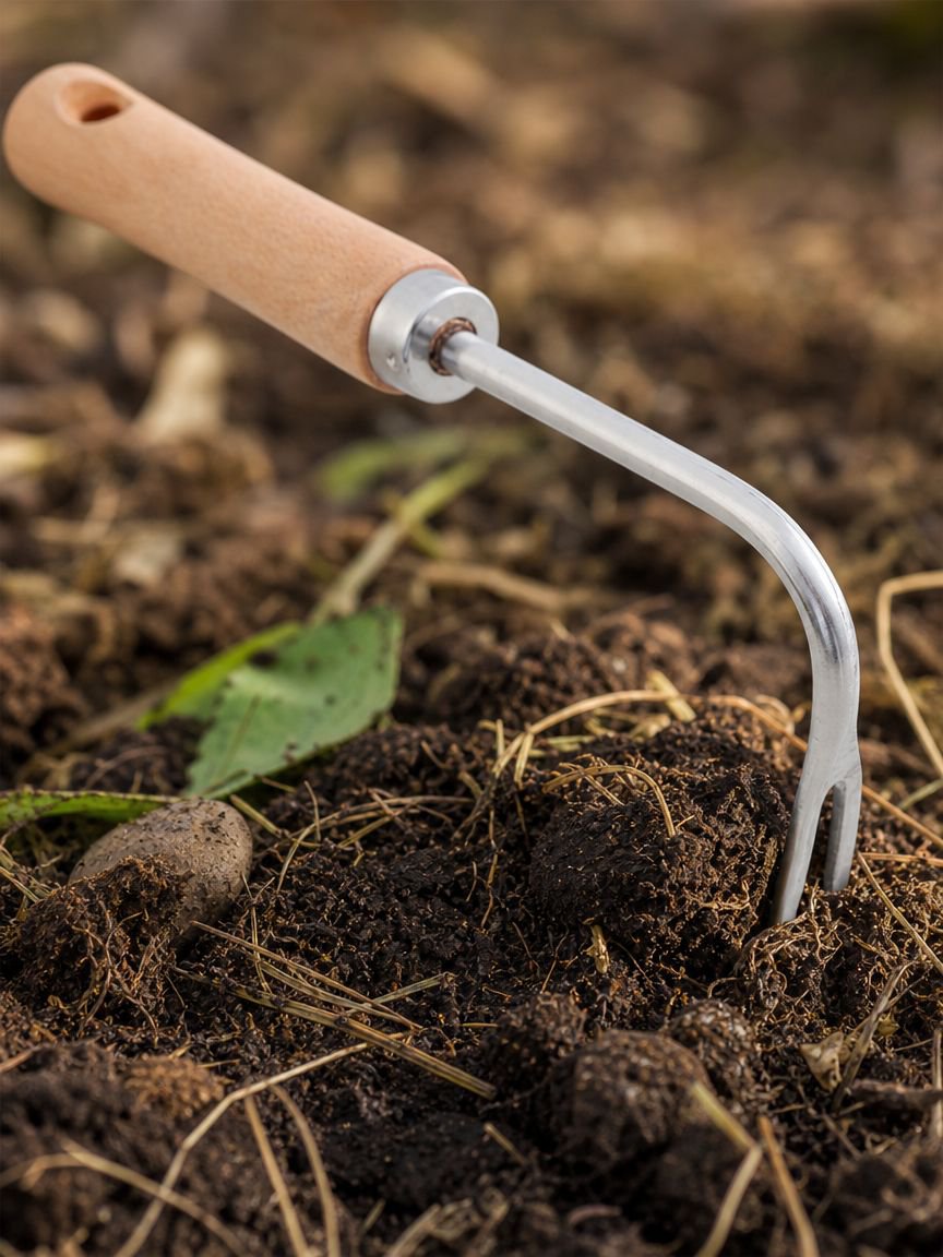 Durable stainless steel weeding tools for home gardens