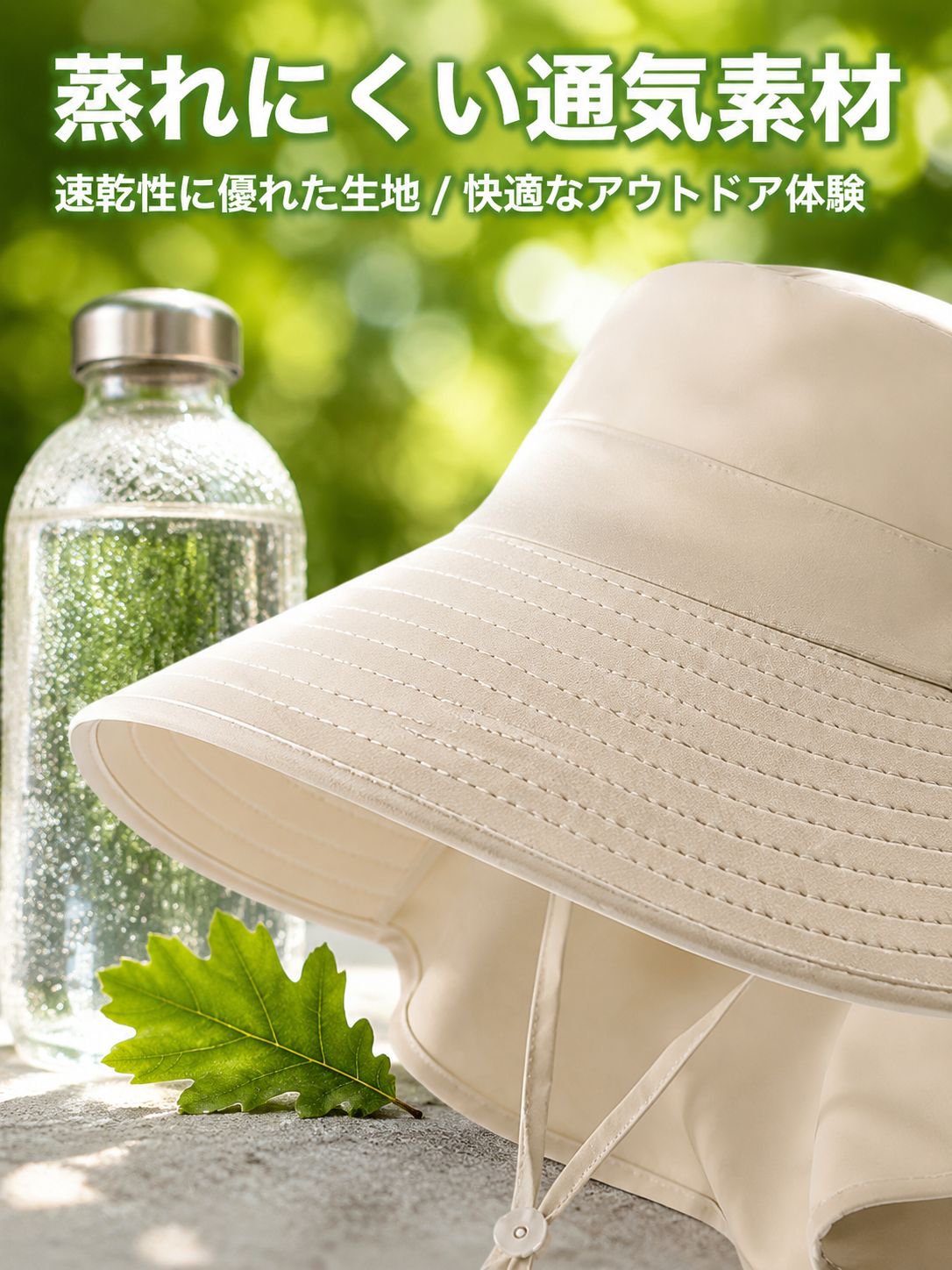 軽量通気性登山用サンハット