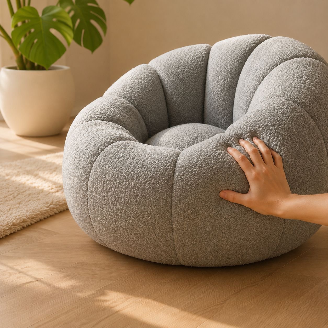 Space-saving single sofa perfect for apartments and dorms
