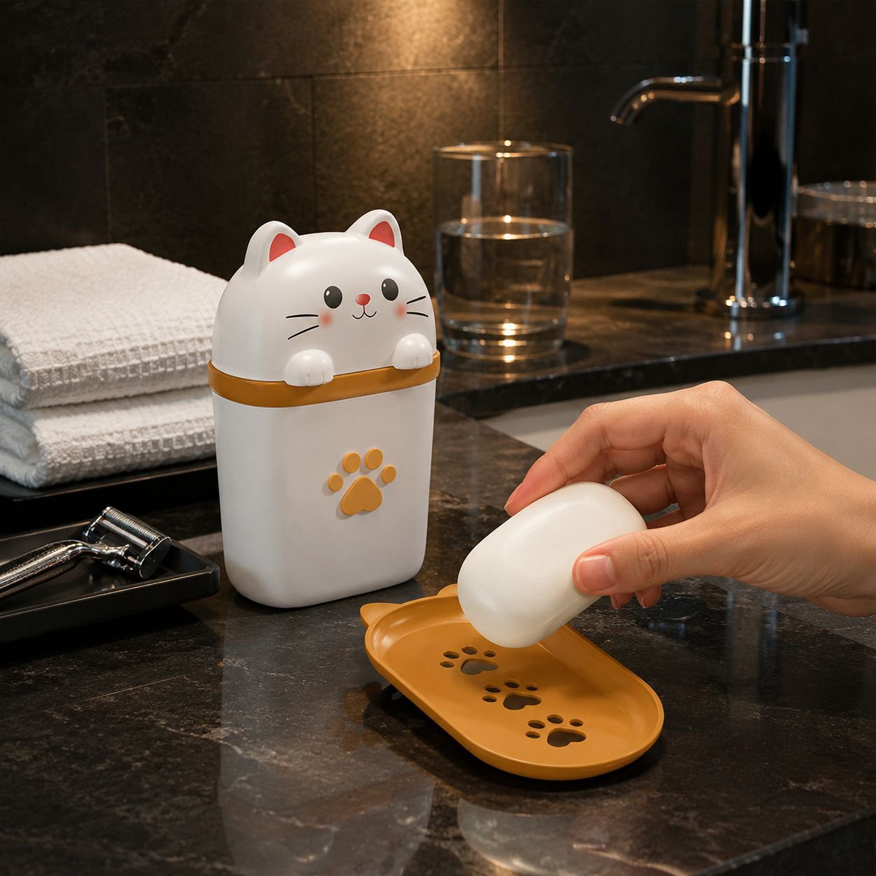 Leak-proof Sealed Soap Storage Container
