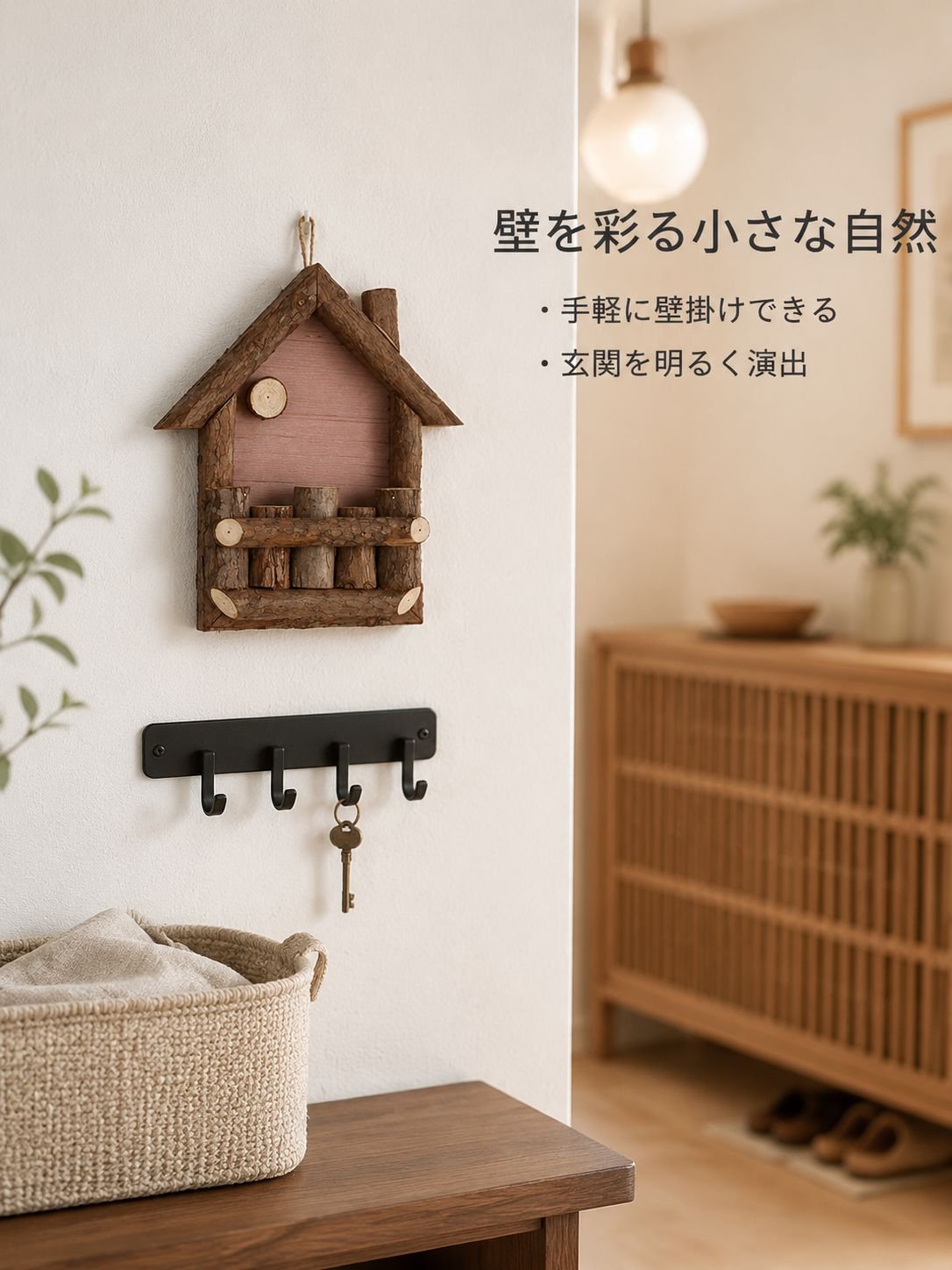 小さな庭用装飾木製フェイクグリーンプランター