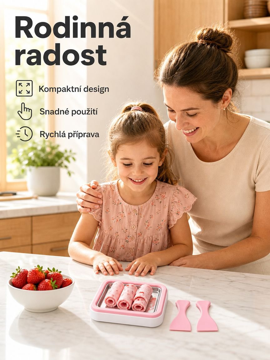 Potravinářský malý stroj na smažený jogurt z nerezové oceli