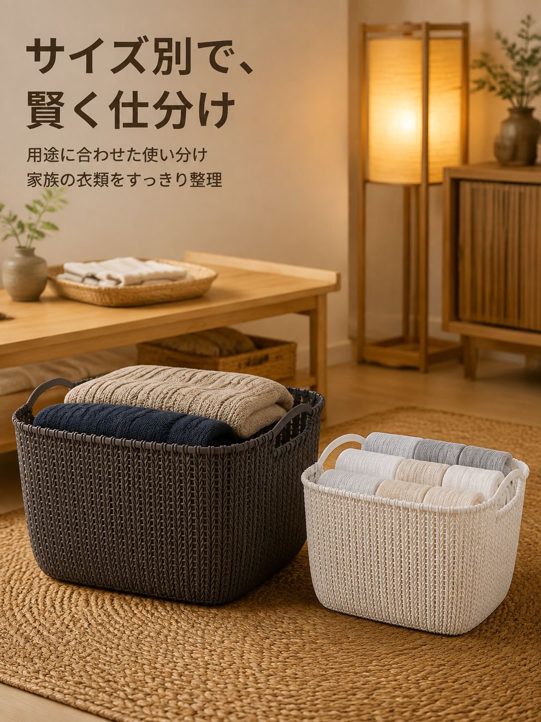 家庭用洗濯かご