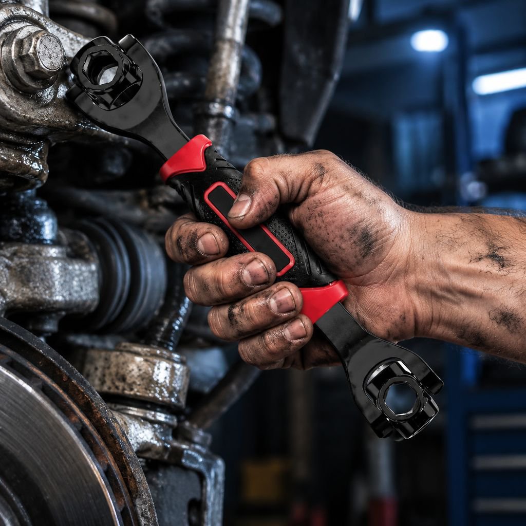 Multi-Functional Key Wrench Socket Set, 8-in-1/52-in-1 Metric Labor-Saving Repair Tool