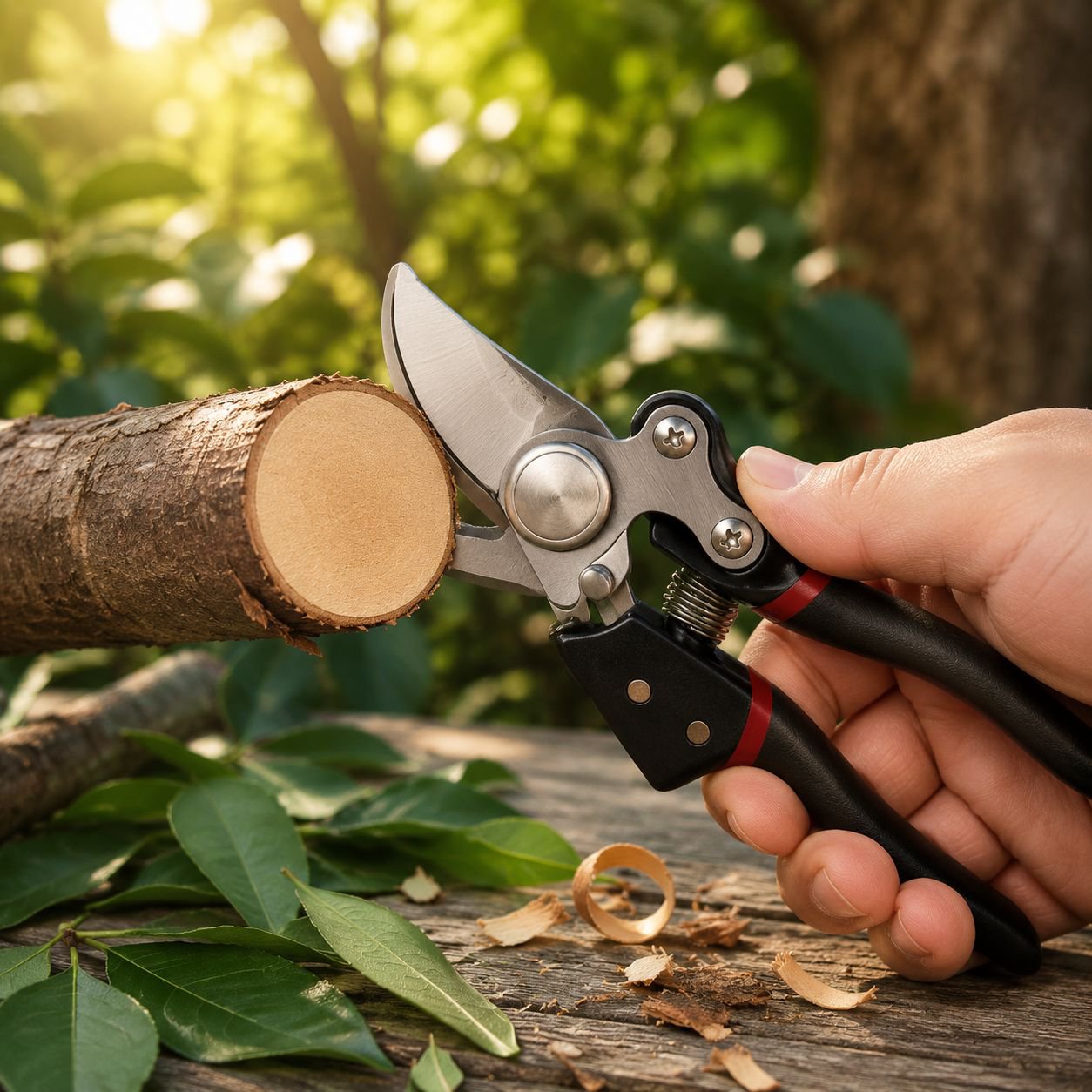 SK5 steel gardening pruning shears cutting flower branch
