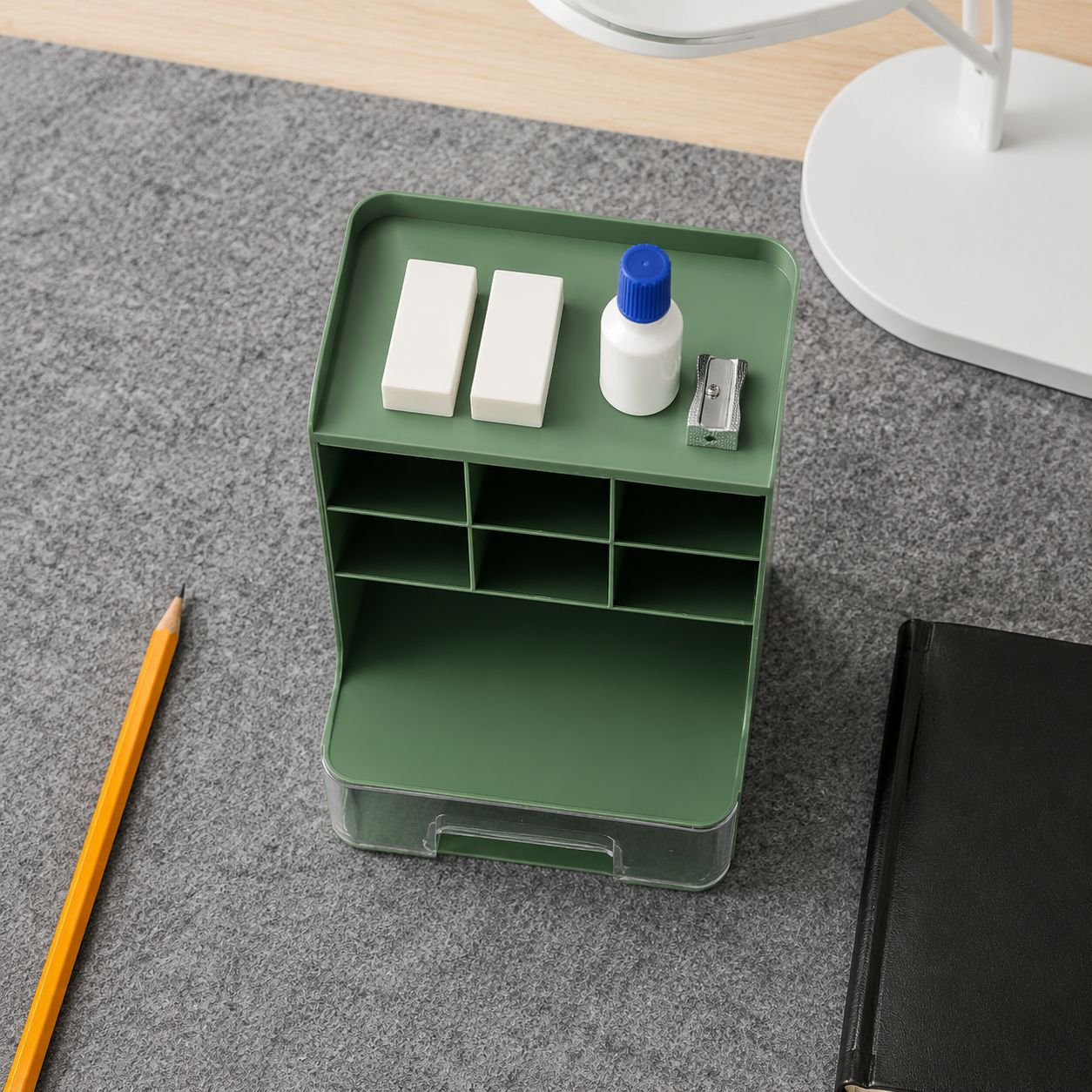 Platzsparender Stifthalter für Büro und Schule