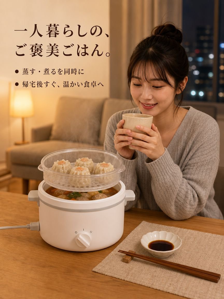 多機能電気スチーマー