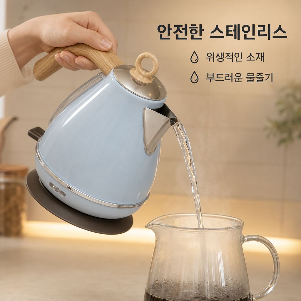 드롱기 레트로 전기포트