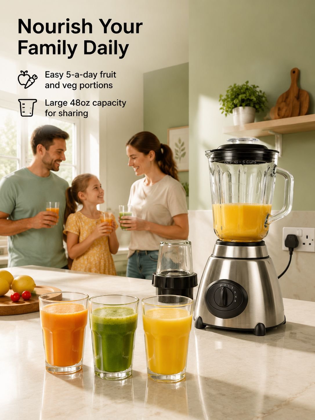 Multifunctional blender juicer for home use