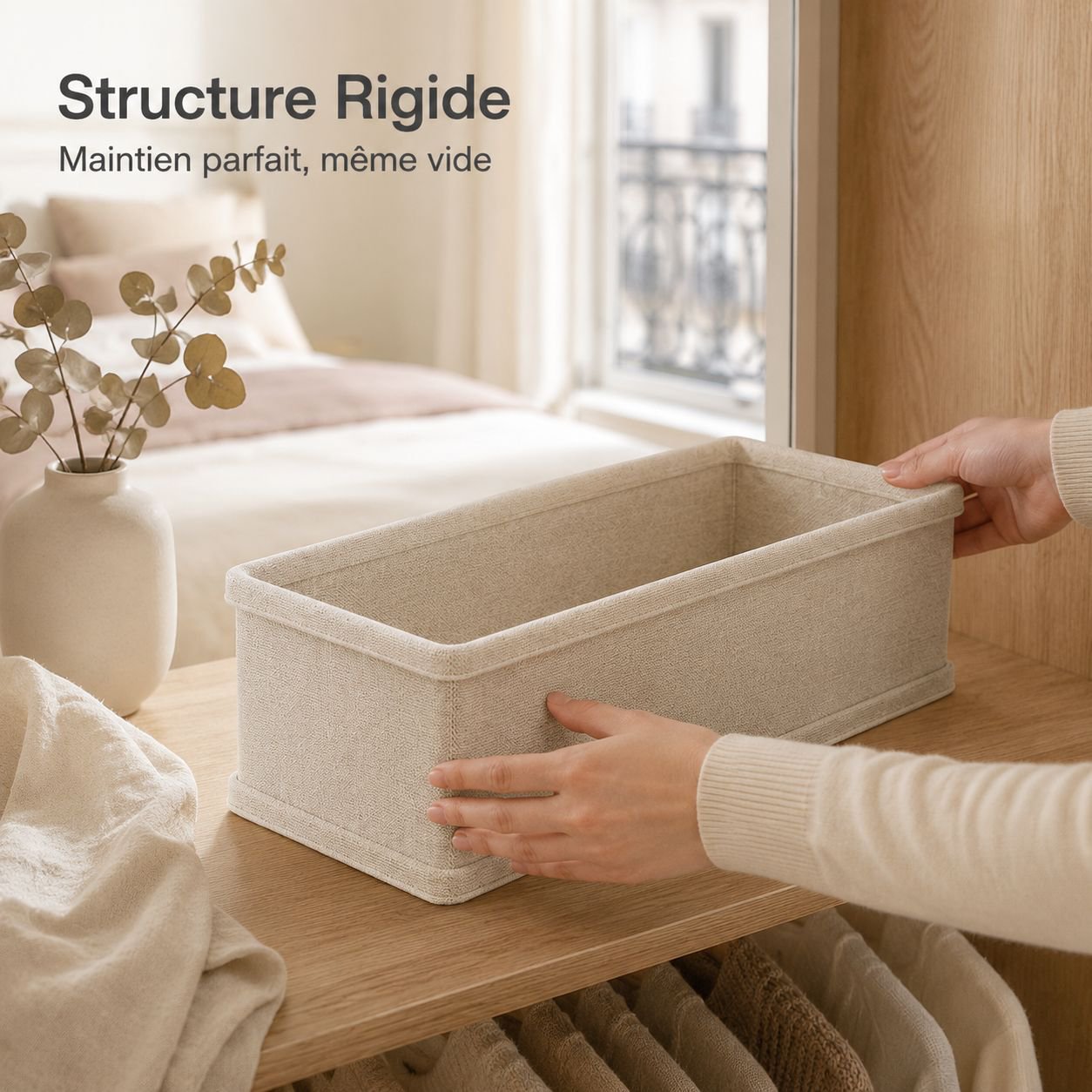 Boîte de rangement compartimentée pour sous-vêtements